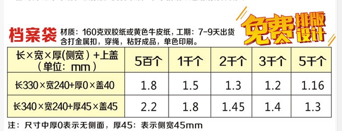 廣州市興華印刷廠_檔案袋印刷公司_文書檔案袋