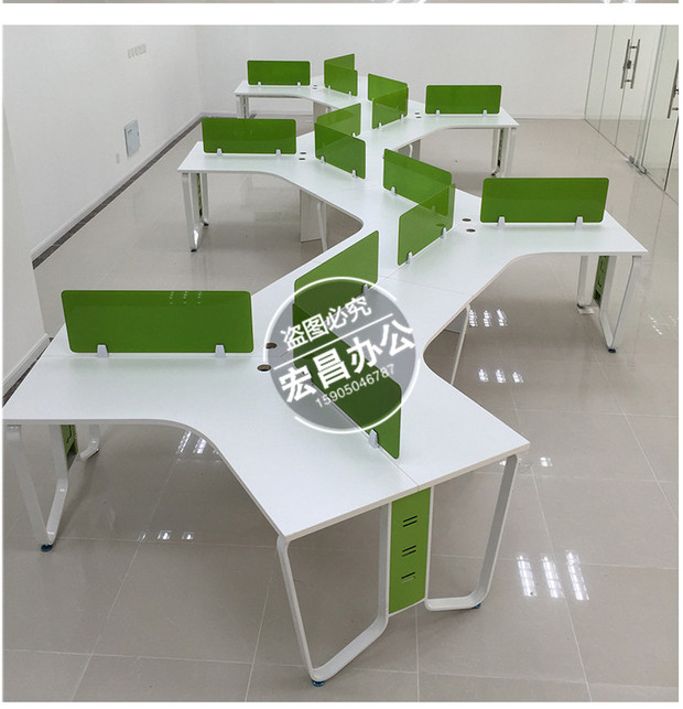 鋼木辦公桌代理加盟——品質(zhì)好的廈門辦公家具鋼木電腦桌2/4人辦公桌簡約哪里買