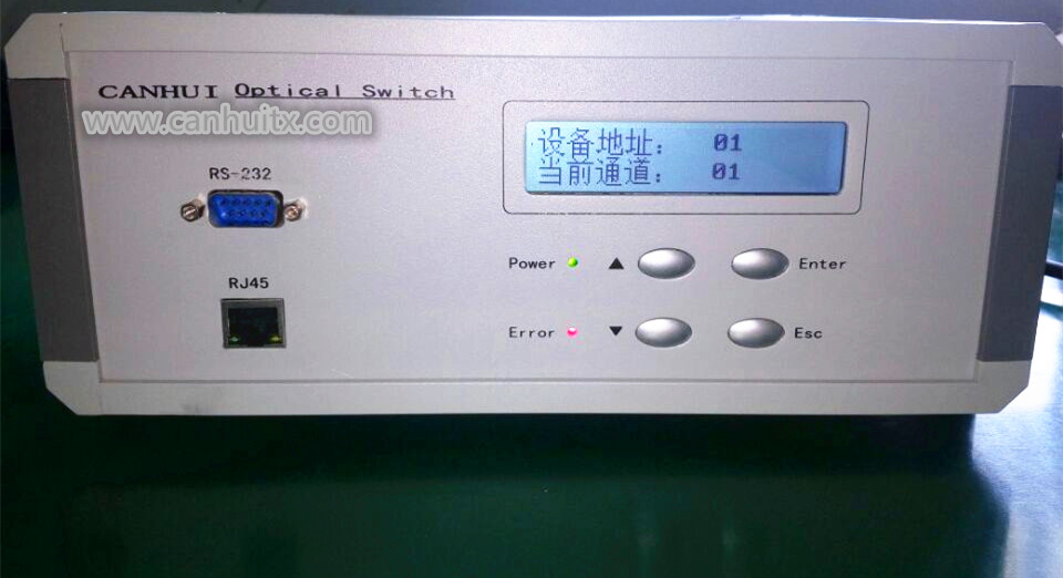 燦輝光纖設備廠家/光信號交換機/1XN臺式光開關