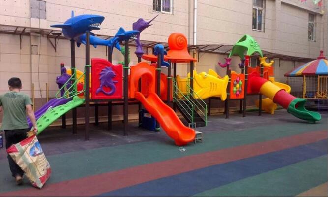 山東兒童組合滑梯、泰安幼兒園專用玩具、幼兒園用品生產廠家
