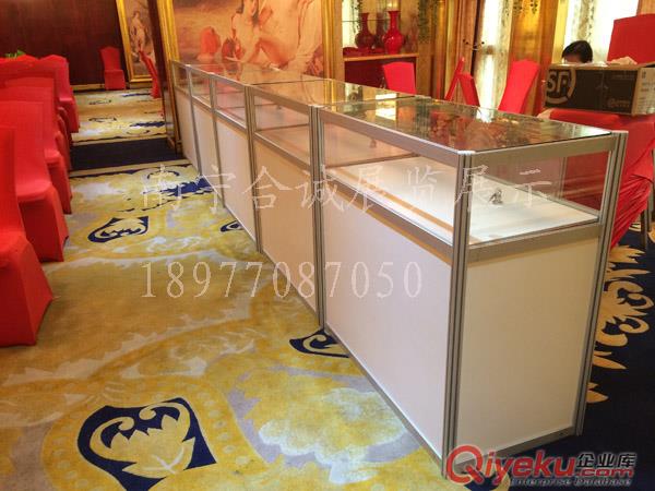 拍賣會專用玻璃柜出租 酒店活動展柜出租原始圖片2