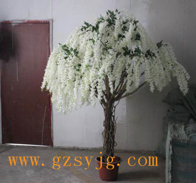 仿真紫薇花樹價格 制作方法 鄭州仿真紫薇花樹批發定做 仿真許愿樹