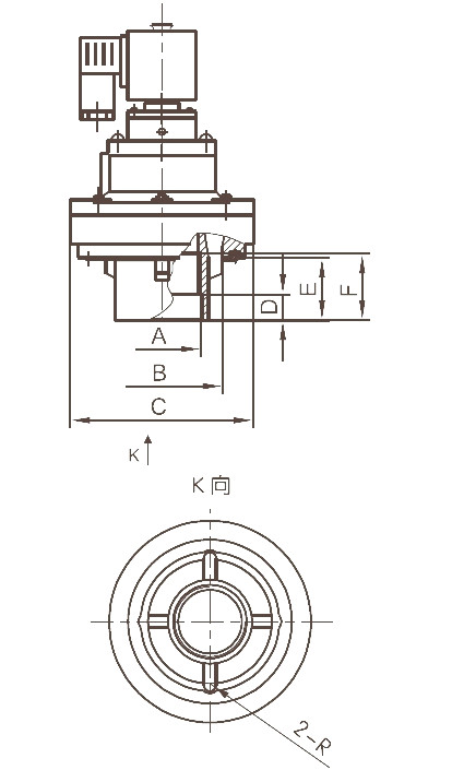 淹沒(méi)式電磁脈沖閥DCF-Y-40S，蘇州協(xié)昌環(huán)保