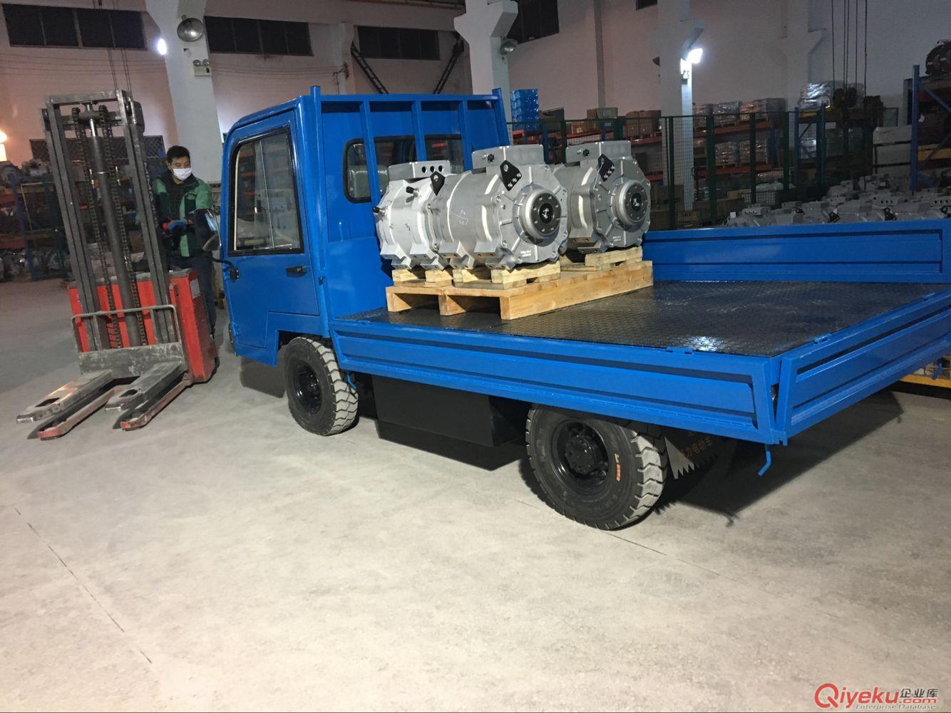 供應蘇州客戶定制3噸電動貨車，廠內電動平板搬運貨車原始圖片3