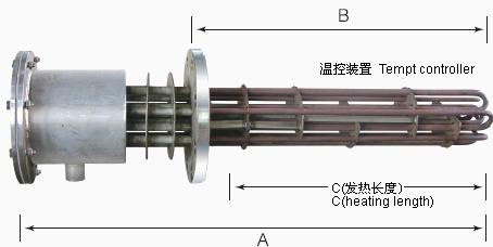 供應(yīng)亞盛電器YSDR型法蘭浸入式電加熱器