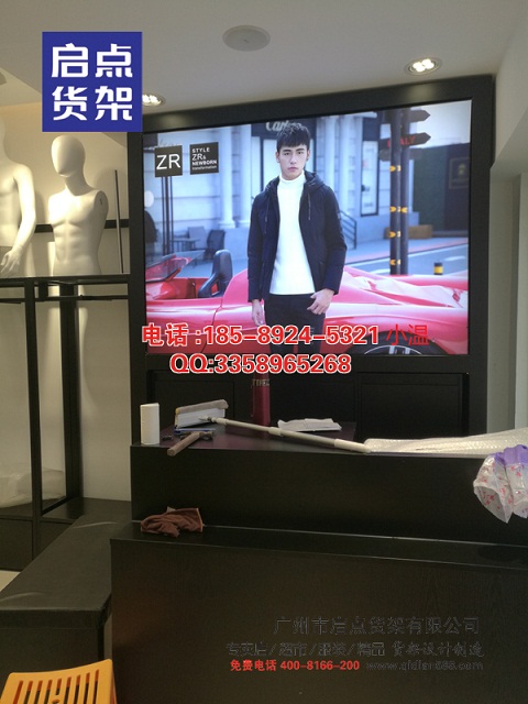 廣州大量現貨KM服裝貨架廠家,KM男裝貨架,km貨架,ZARA服裝貨架原始圖片2