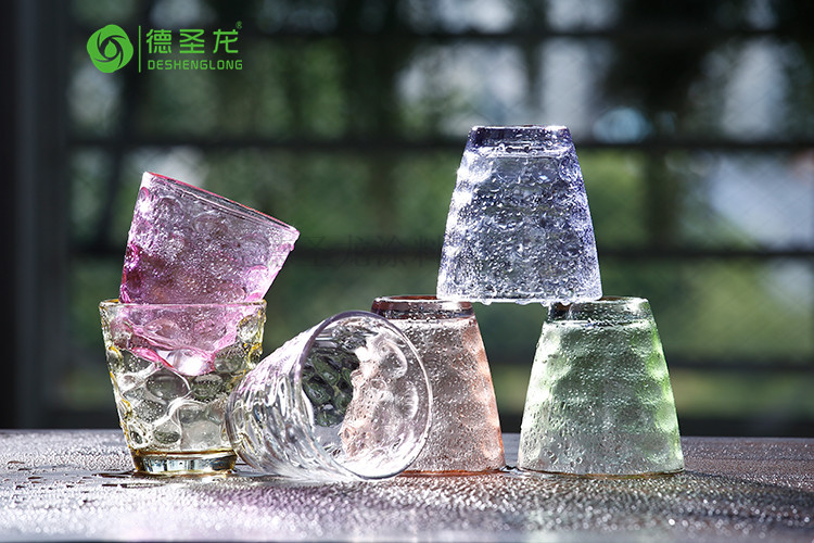 德圣龍水性玻璃烤漆 半透明玻璃杯烤漆