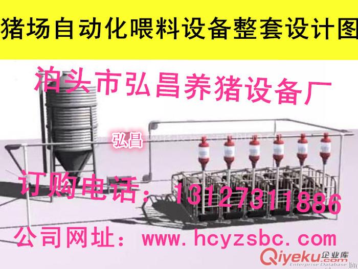 豬舍安裝自動化送料設備設計圖及規劃 專業設計豬場全自動料線廠家電話原始圖片2