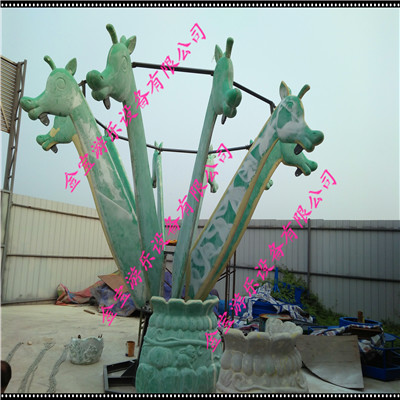 兒童游樂(lè)設(shè)備 長(zhǎng)頸鹿造型迷你小飛椅 金寶現(xiàn)貨原始圖片2