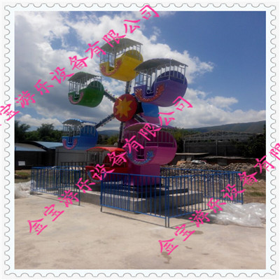 廣場(chǎng)兒童游樂場(chǎng)設(shè)備 6艙觀覽車造型美觀 金寶廠家直銷原始圖片3