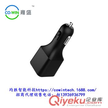 車充 防火安全usb智能車充 負離子車載空氣凈化充電器生產廠家