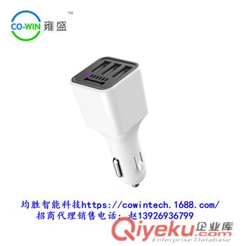 車充 防火安全usb智能車充 負(fù)離子車載空氣凈化充電器生產(chǎn)廠家