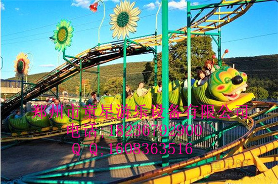 青蟲滑車游樂設備 工藝更精細 質量更耐用的游樂設施原始圖片2