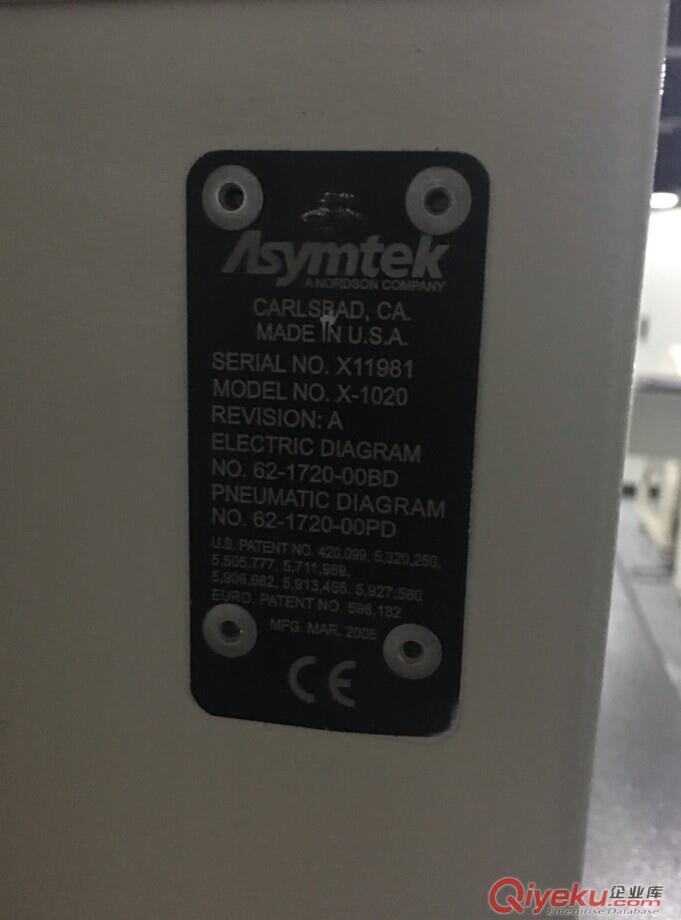 供應海外 二手美國Asymtek x1020 LED點熒光膠機原始圖片2