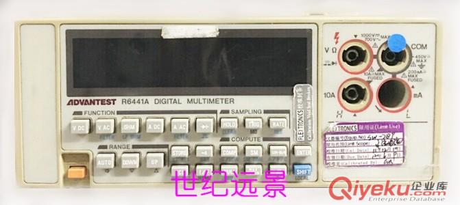 打包出售ADVANTEST愛德萬 數(shù)字萬用表 R6441A 測試儀器  