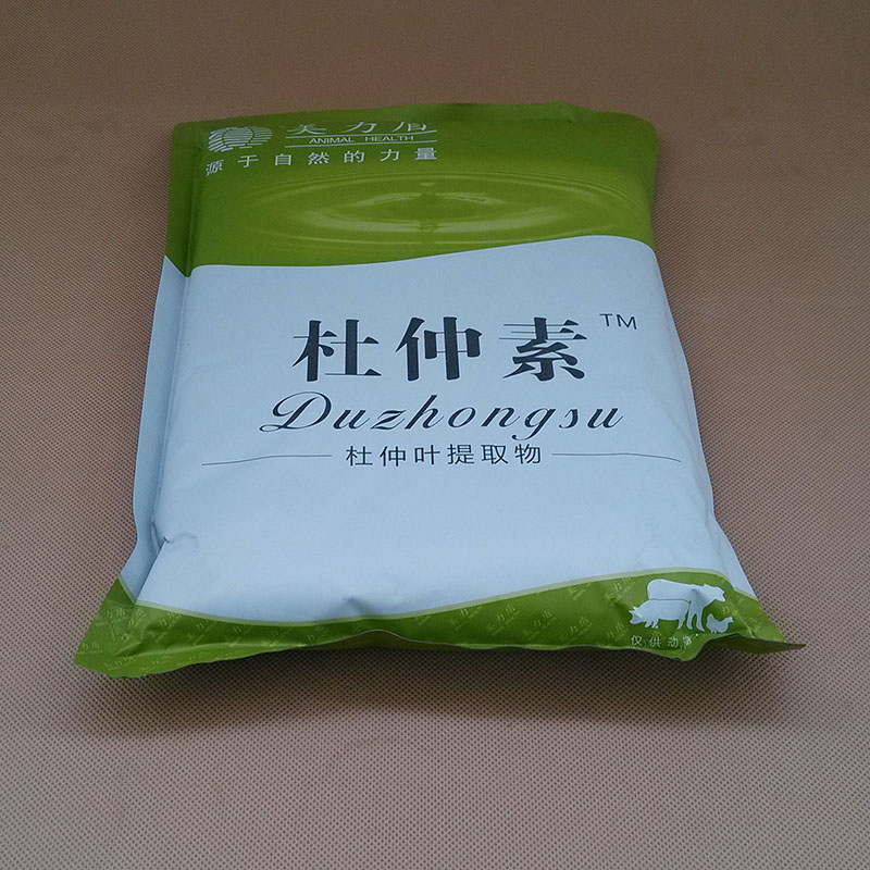 杜仲葉喂雞