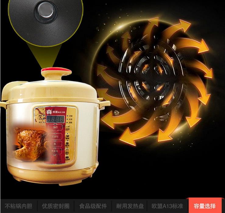 供應zp雙喜電高壓力鍋全自動電壓力鍋微電腦智能電飯煲鍋原始圖片3