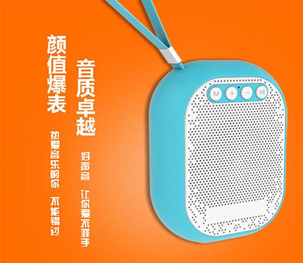 便攜式音響 戶外防水IP65級藍牙音箱 免提通話 帶掛繩收音機音箱原始圖片2