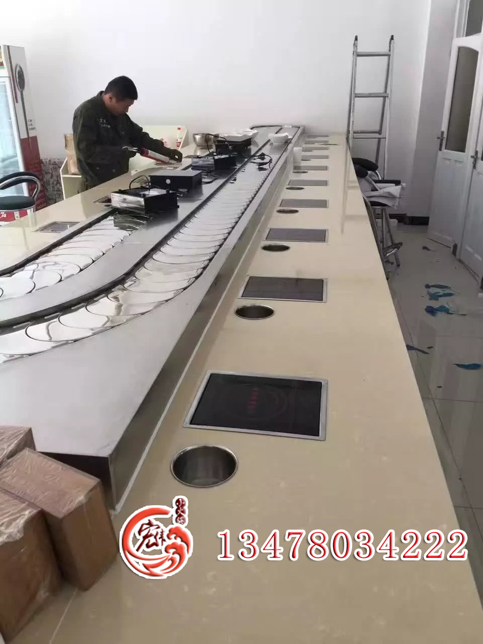 價(jià)格公道的旋轉(zhuǎn)火鍋設(shè)備就在宏偉旋轉(zhuǎn)火鍋，廣東回轉(zhuǎn)壽司設(shè)備