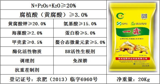 一霖含黃腐酸水溶肥料顆粒狀原始圖片2