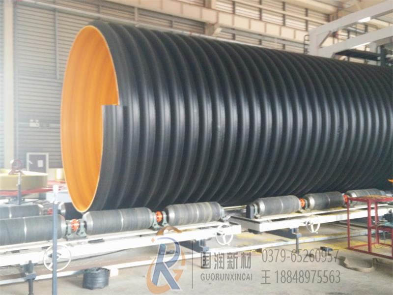 DN2600 大口徑 pe鋼帶波紋管 pe鋼帶波紋管廠家原始圖片2