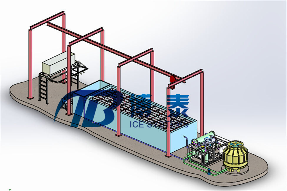 20吨日产盐水式块冰机采购
