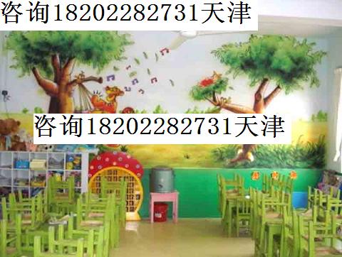 天津幼兒園彩繪墻畫