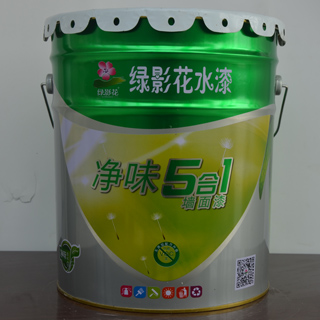 綠影花凈味五合一內墻乳膠漆涂料環(huán)保凈味乳膠漆價格原始圖片2