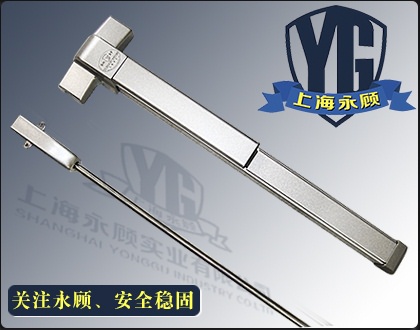 無框玻璃門裝消防平推鎖，安全應(yīng)急鎖原始圖片2
