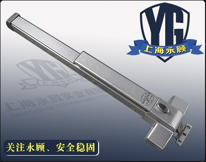 無框玻璃門裝消防平推鎖，安全應(yīng)急鎖原始圖片3