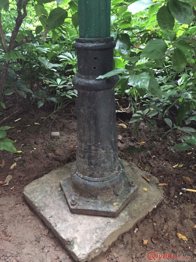 庭院燈裝飾件 鑄鐵花瓶底座燈具配件 定做庭院燈路燈底座