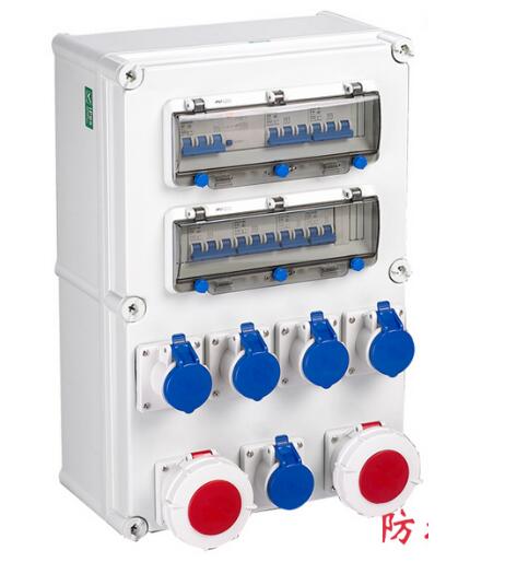 廠家直銷 工業(yè)插座電源箱 動力配電箱 FS-KK23-2密封組合插座箱原始圖片3