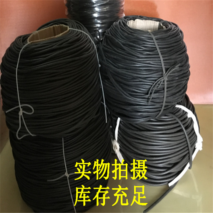 黑色硅膠發(fā)泡條1.5mm