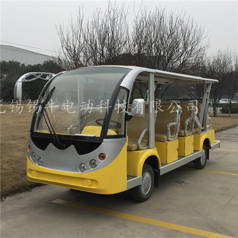 北京天津14座電動旅游觀光車，園區(qū)代步參觀車，看房接待老爺車原始圖片2