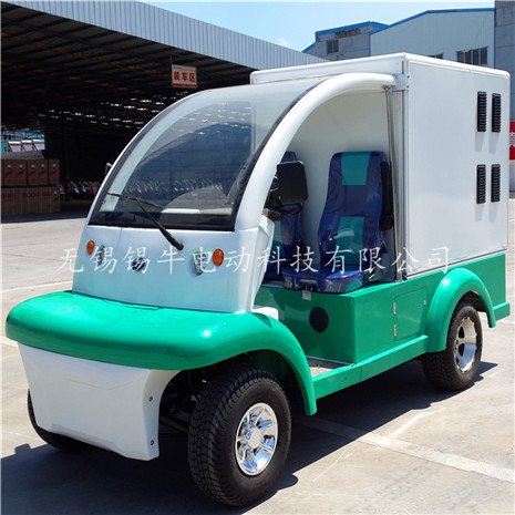 熱銷2座高壓清洗車，四輪電動環(huán)衛(wèi)保潔車