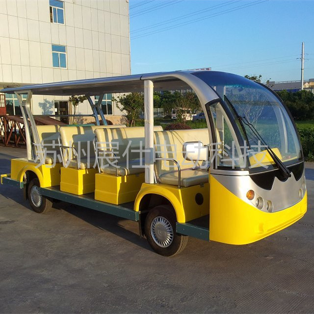 杭州11座電動(dòng)觀光車 工廠校園代步車 景區(qū)游覽車原始圖片3