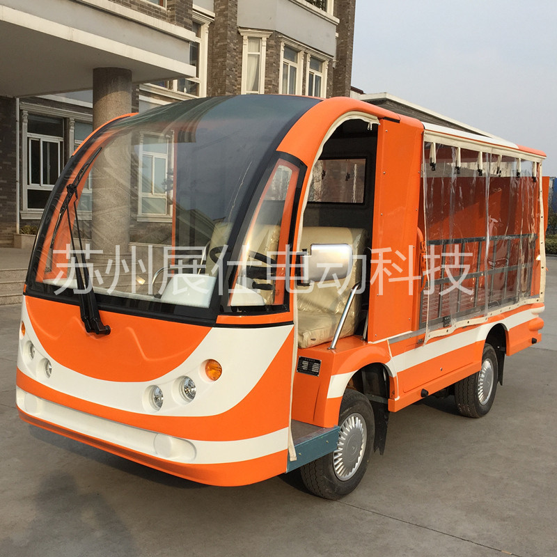 無錫蘇州四座電動觀光車 公園游覽電瓶車 樓盤看房車