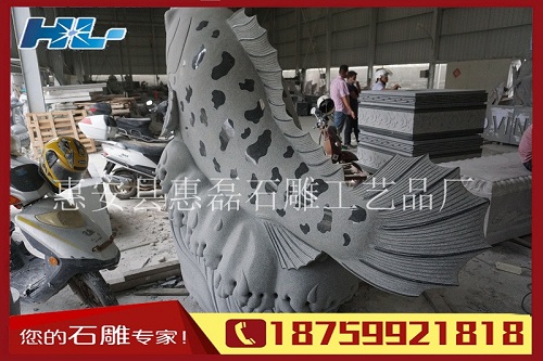 廠家直銷石雕魚 水景石雕石斑魚 城市公園小區水池景觀雕塑擺件
