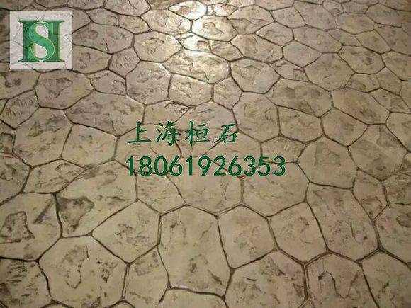 彩色藝術壓花地面彩色強化料，著色脫模粉，密封保護劑