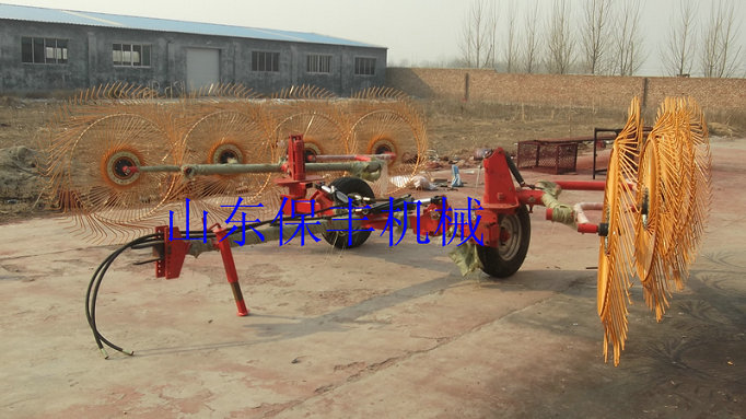 新型產(chǎn)業(yè) 拖拉機(jī)牽引式秸稈摟草機(jī) 廠家出售 滾筒式摟草機(jī)價(jià)格原始圖片2
