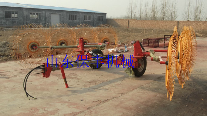 新型產(chǎn)業(yè) 拖拉機(jī)牽引式秸稈摟草機(jī) 廠家出售 滾筒式摟草機(jī)價(jià)格原始圖片3
