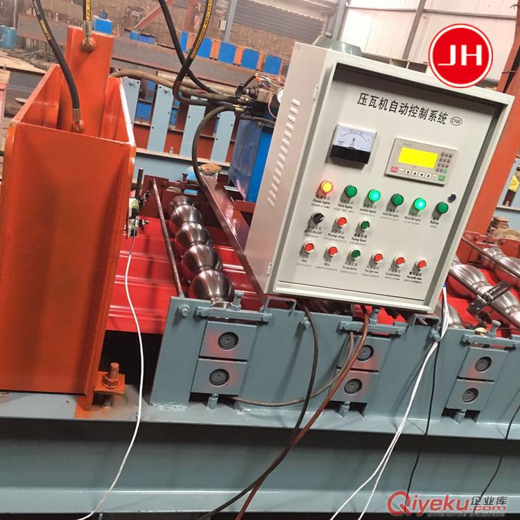 魚鱗瓦828琉璃瓦壓瓦機 仿古琉璃瓦設備 別墅琉璃瓦頂板成型機械原始圖片3